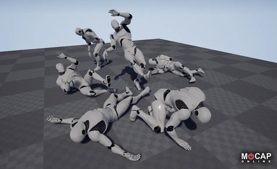 【UE5】死亡动画 Death Animations – MoCap Pack