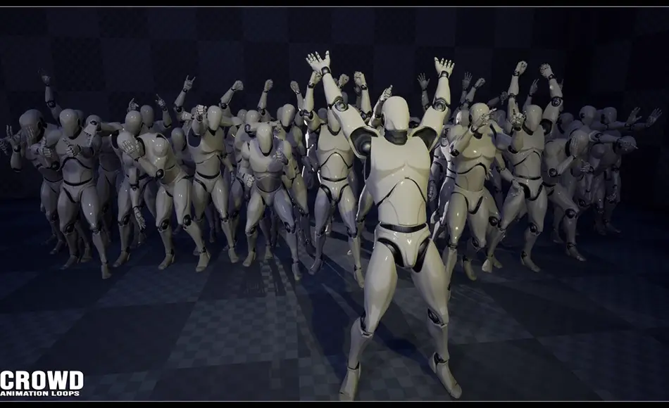 【UE4/5】人群群集动画 Crowd Animation Loops