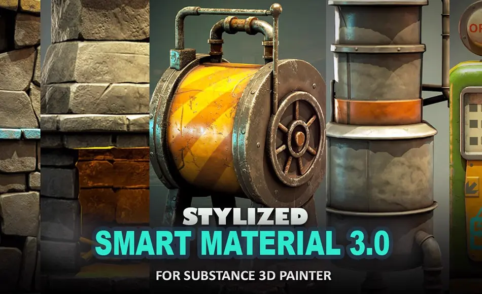 风格化智能材质 Stylized Smart Material 3.0 – Substance 3D Painter
