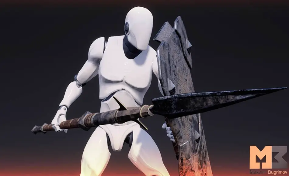 【UE4/5】矛与盾动画 Spear And Shield Animations
