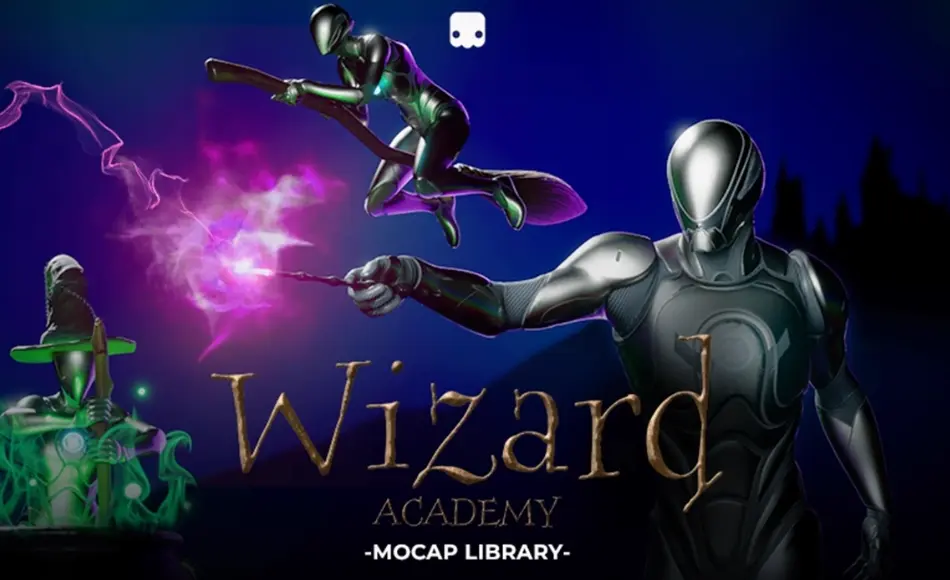 【UE5】女巫动作动画 Mocap – Wizard Academy Animation Library 【UE5】女巫动作动画 Mocap – Wizard Academy Animation Library