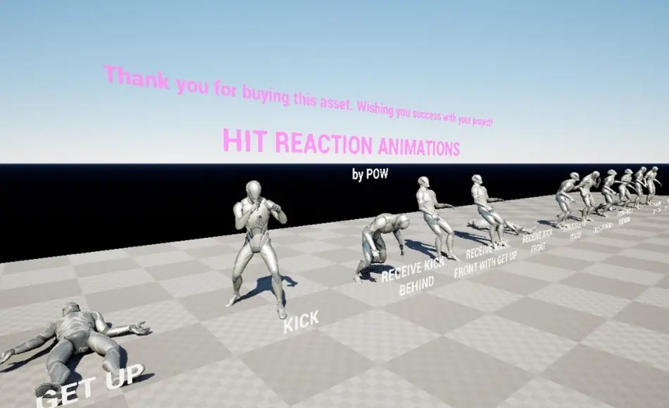 【UE5】击中反映动画 Hit Reaction Animations