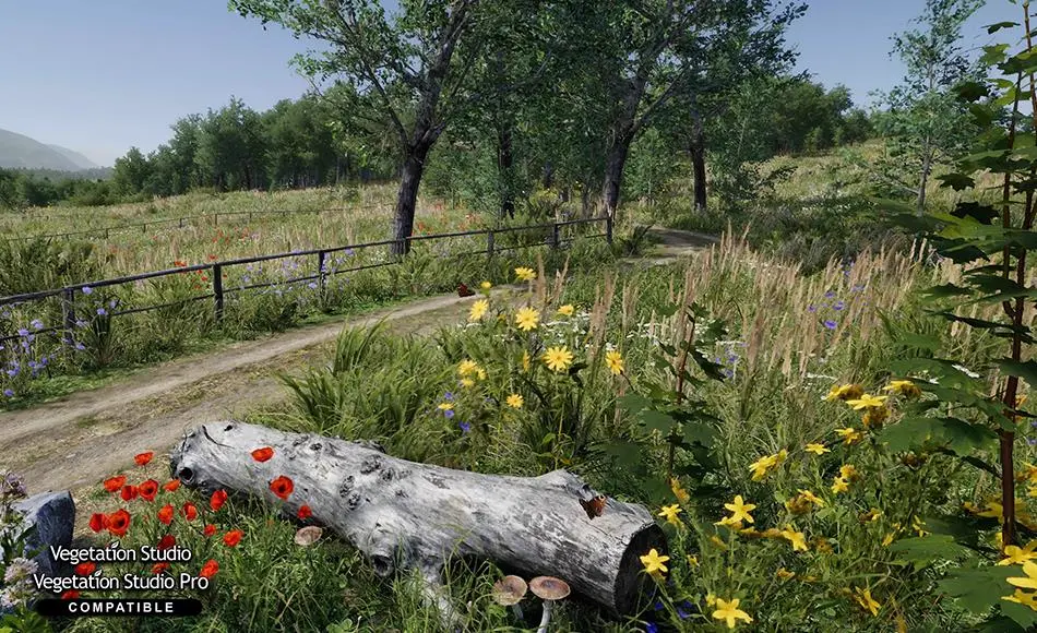 Unity场景 – 动态自然草地环境 Meadow Environment – Dynamic Nature