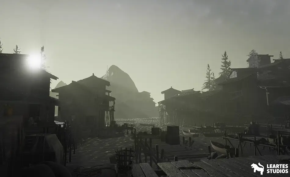 Unity场景 – 亚洲渔村环境 Asian Fishing Village Environment