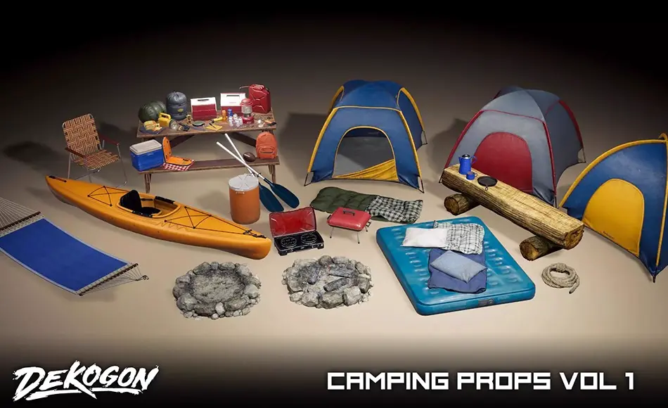 Unity资产 – 露营和户外探险 Camping and Outdoor Adventure VOL.1