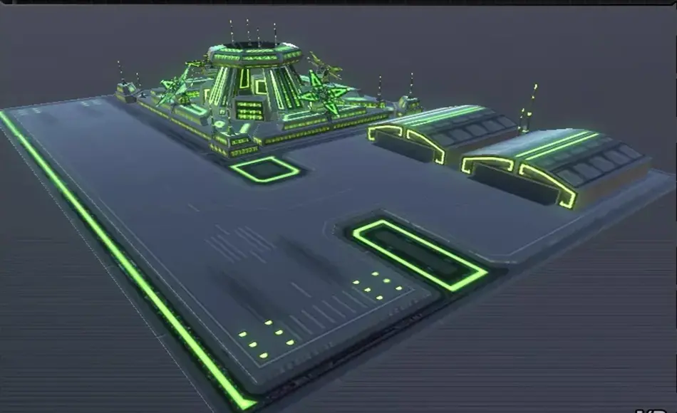 Unity资产 – 科幻军事基地 MSFMC – Airfield