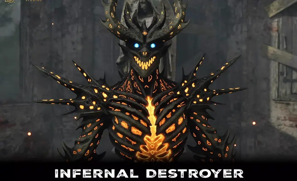 Unity角色 – 地狱恶魔 Infernal Destroyer