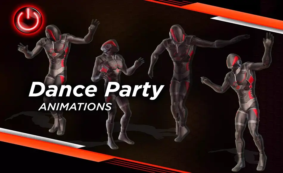 Unity动画 – 舞会舞蹈动作 Dance Party – Mocap Animation Pack