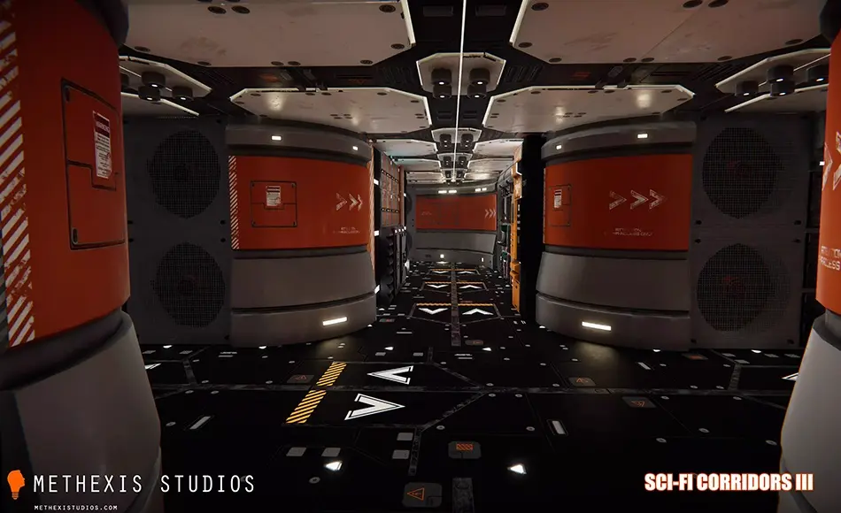 Unity场景 – 科幻走廊 Sci-Fi Corridors III