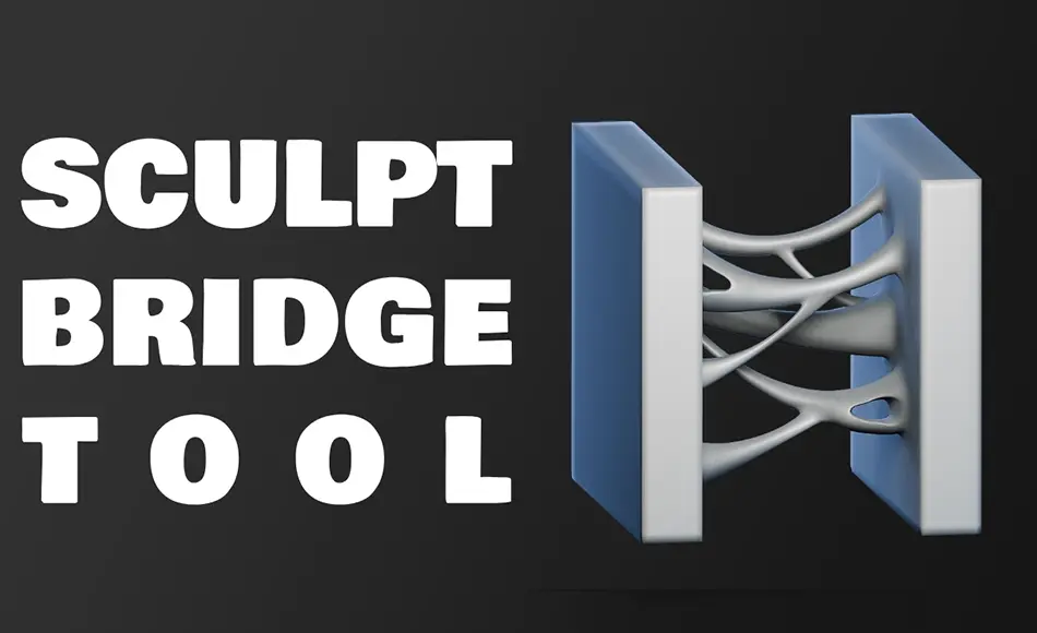Blender插件 – 拉丝雕刻工具 Sculpt Bridge Tool