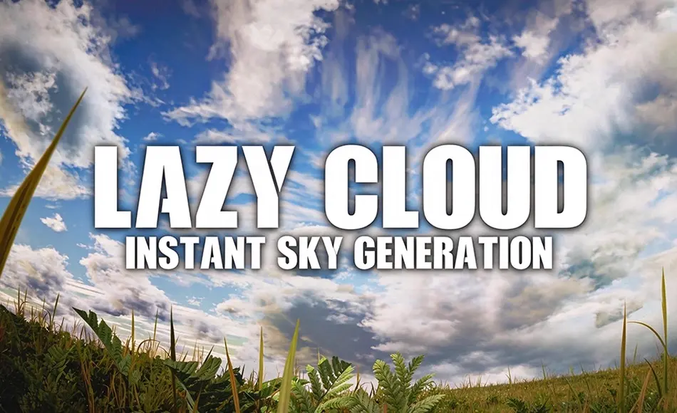 Blender插件 – 天空生成器插件 Lazy Cloud