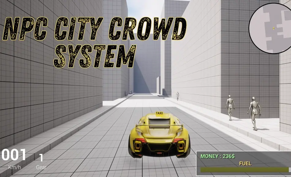 【UE5】出租车司机模拟系统 Taxi Driver Simulator
