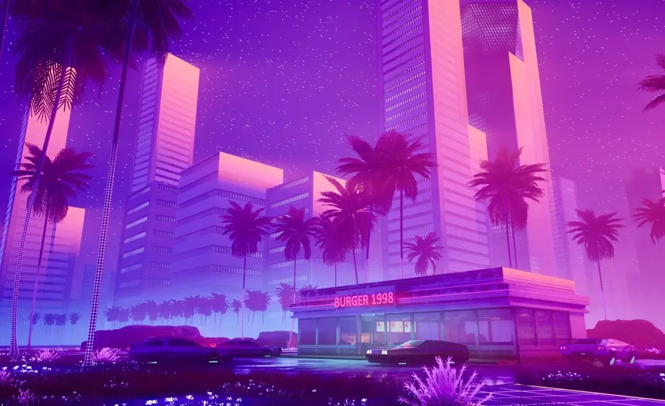 【UE5】风格化世界场景 Synthwave World Kit
