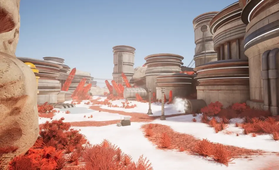 【UE5】科幻水晶星球 Science Fiction Crystal planet
