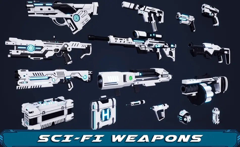 【UE5】科幻武器 SciFi Weapons 【UE5】科幻武器 SciFi Weapons