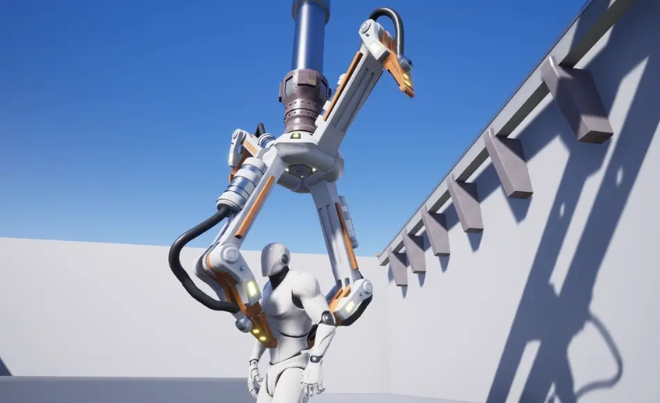 【UE5】科幻起重机系统 Crane Balk – Sci-Fi robotic crane system