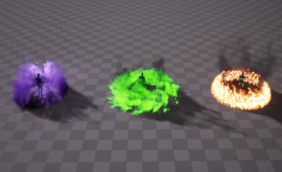 【UE5】光环流体特效 Auras Niagara Fluids