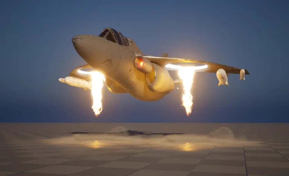 【UE5】垂直起降推进器 VTOL Thrusters VDB