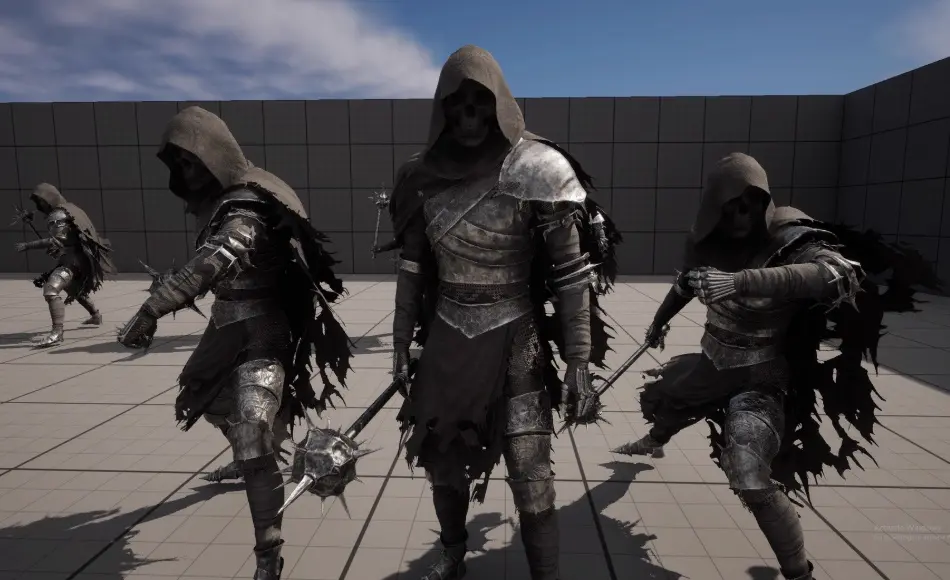 【UE5】诅咒骑士游戏角色 Cursed Knight Game Ready