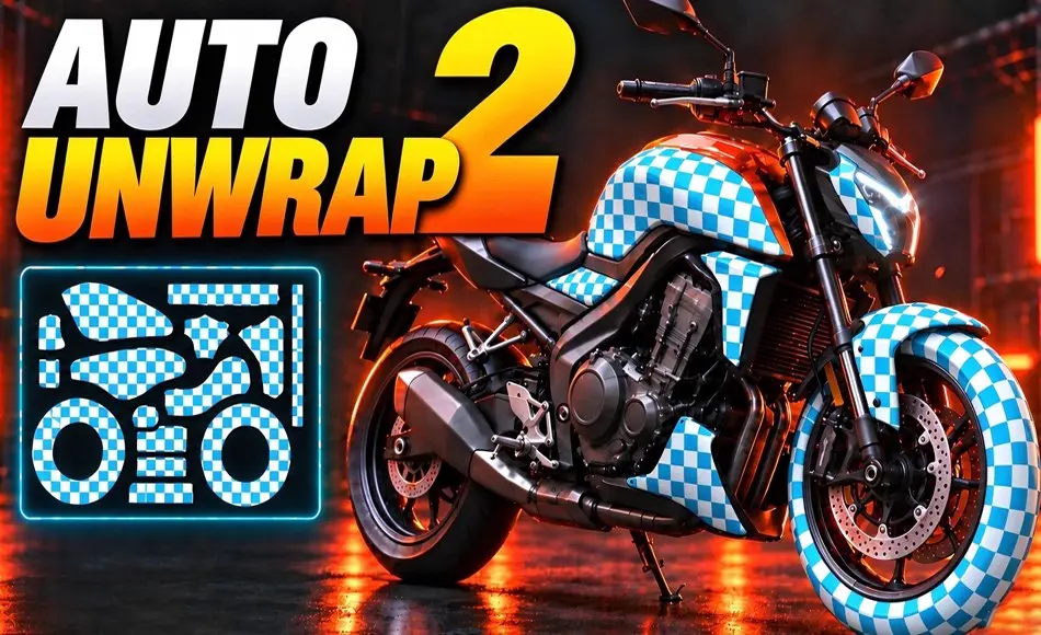 Blender插件 – 自动展 UV 插件 Auto Unwrap