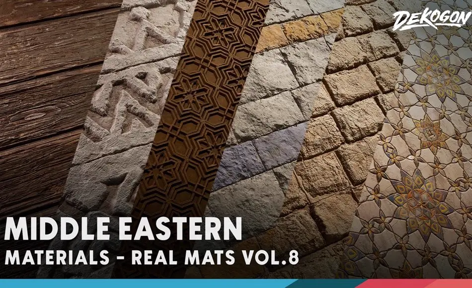 【UE5】写实中东建筑风格材质 Realistic Materials Vol. 8 – Middle Eastern (30 Materials) 【UE5】写实中东建筑风格材质 Realistic Materials Vol. 8 – Middle Eastern (30 Materials)