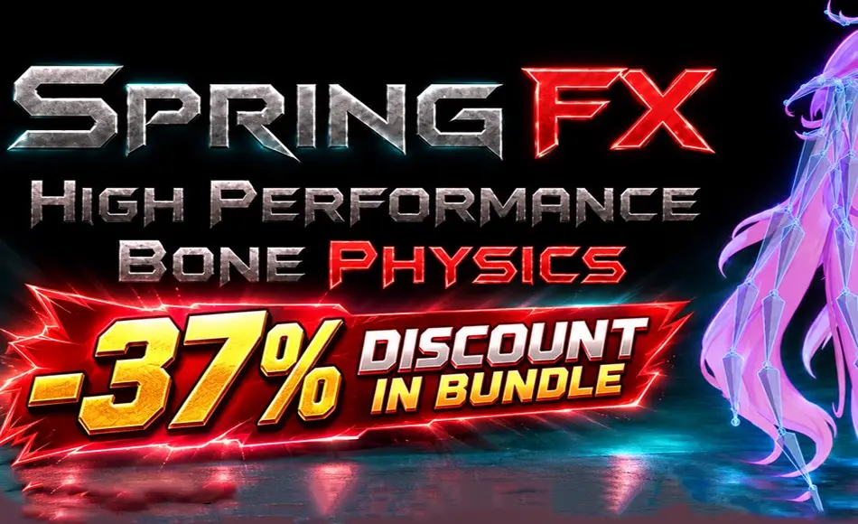 Blender插件 – 骨骼物理引擎 SpringFX – High-Performance Bone Physics Blender插件 – 骨骼物理引擎 SpringFX – High-Performance Bone Physics