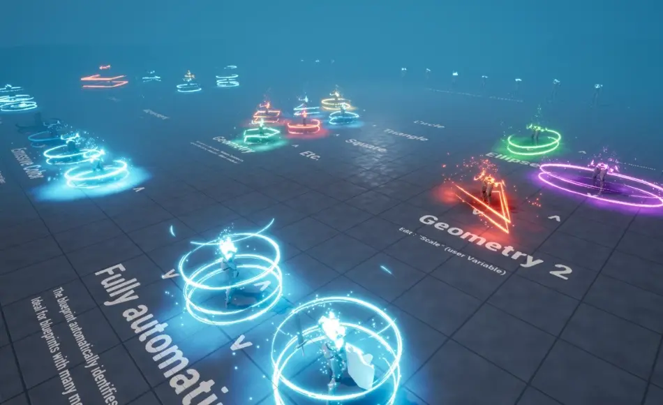 【UE5】传送系统 Teleportation system (VFX + Blueprints)