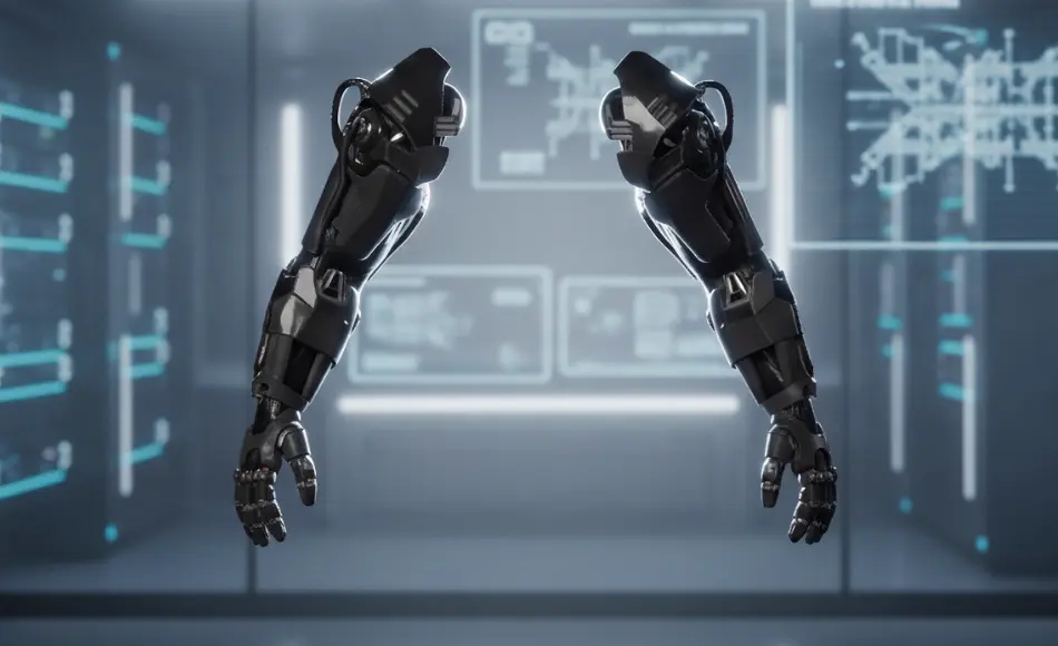 【UE5】风格化角色机械臂 Futuristic Robotic Arms Low Poly PBR Asset metahuman compatible