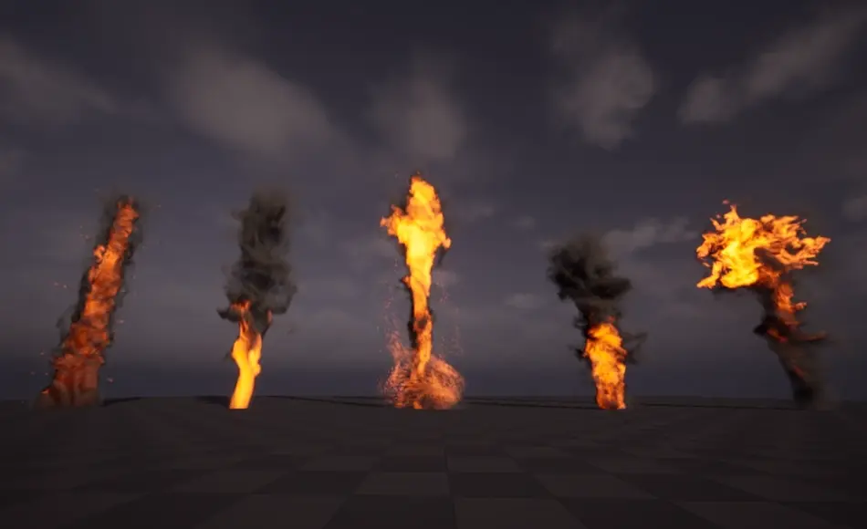 【UE5】火龙卷风特效 Fire Tornado FX VDB