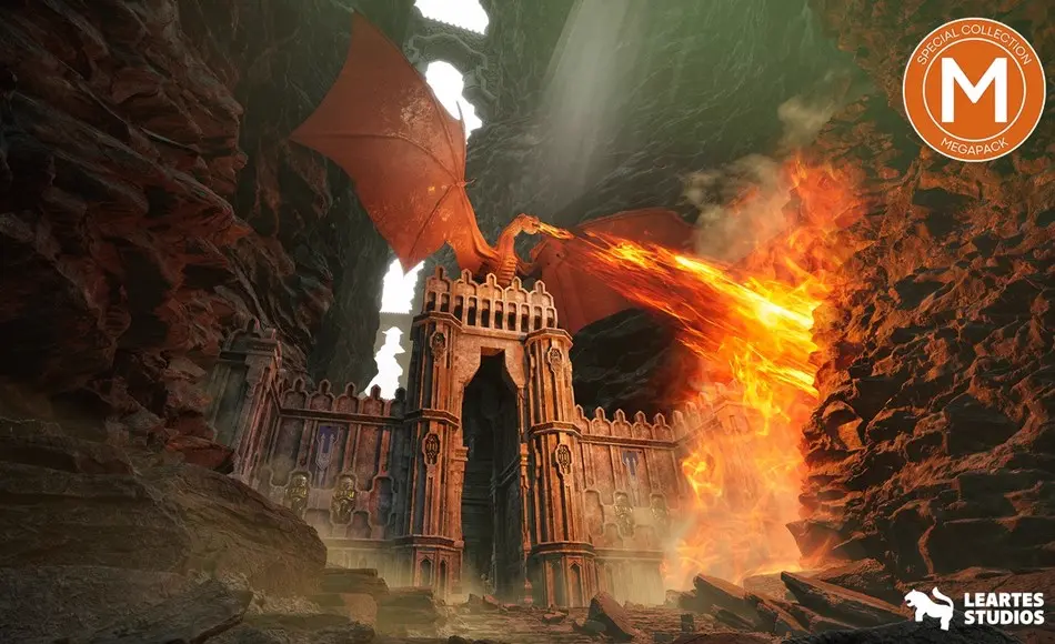 【UE5】矮人城堡超级包 Dwarven Citadel Megapack