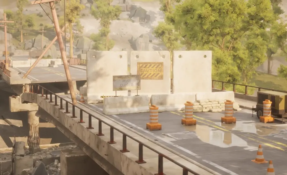 【UE5】桥梁场景环境 Ready Map Vol 2 – Bridge Environment / Nature