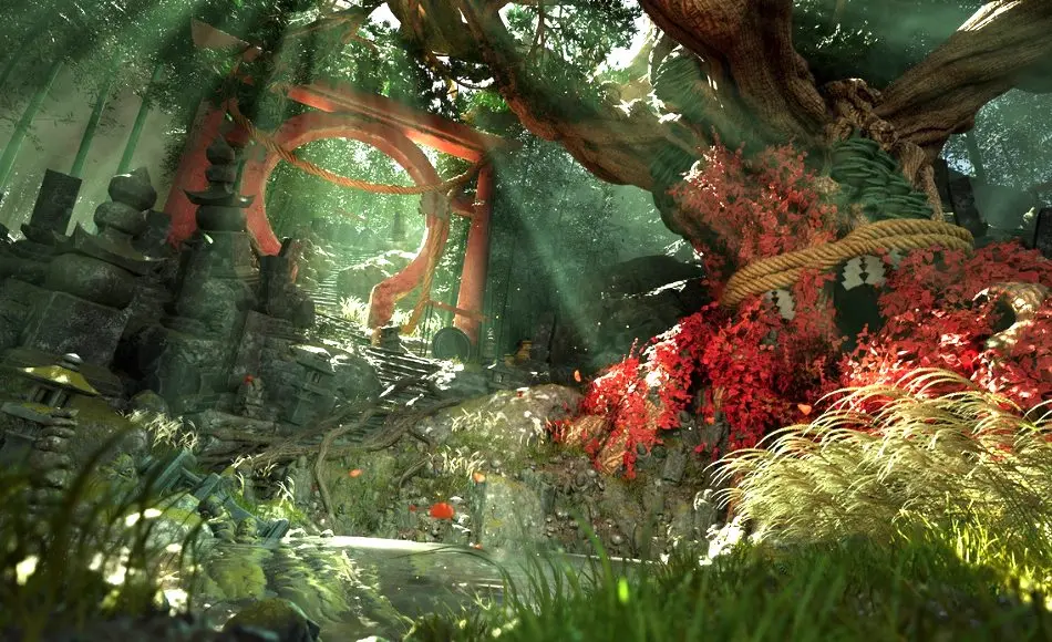 【UE5】日本神社环境场景 Japanese Forest Grave 【UE5】日本神社环境场景 Japanese Forest Grave