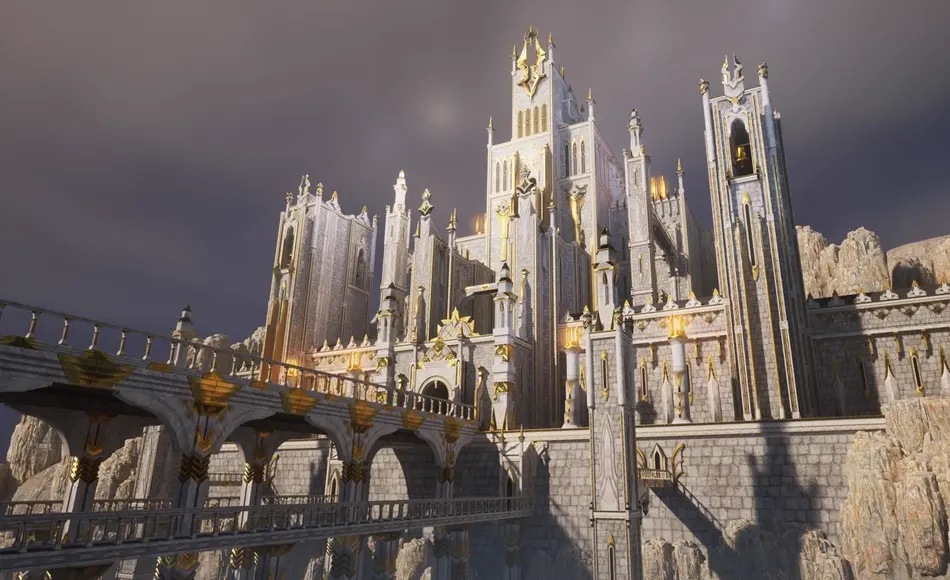 【UE5】白色城堡 White castle