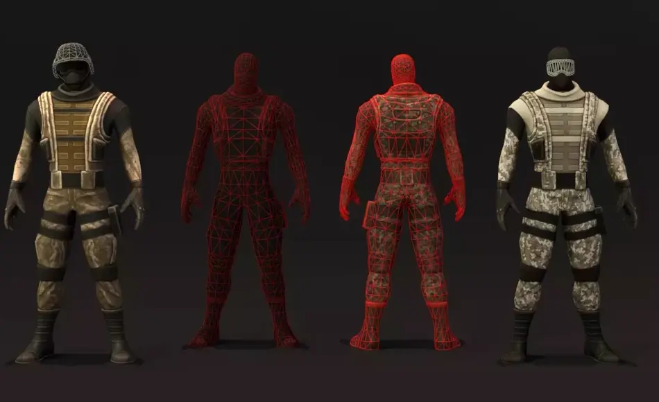 Unity角色 – 士兵角色包 Combat Character Pack: Soldier