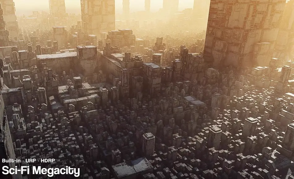 Unity资产 – 科幻巨城 Sci-Fi MegaCity
