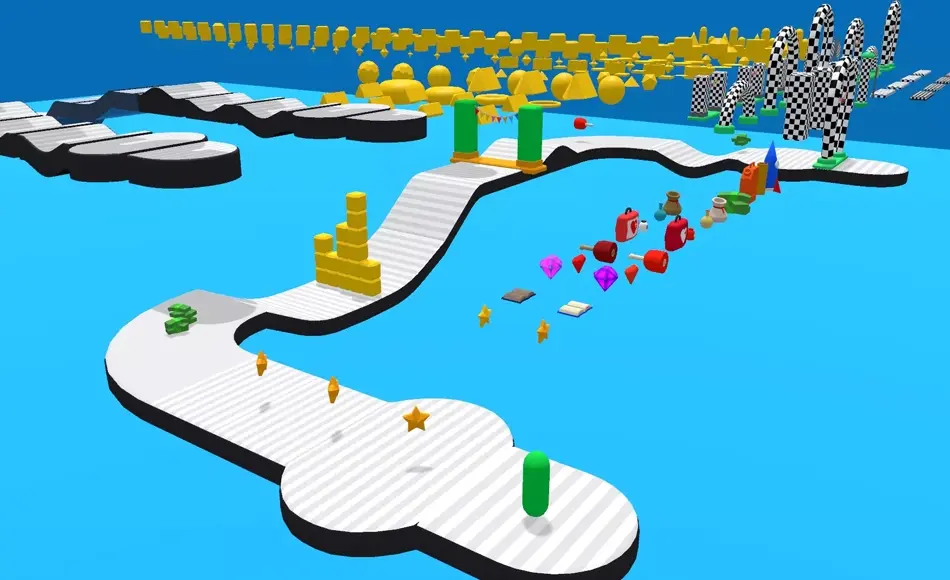 Unity资产 – 模块化跑酷资产包 Low Poly Runner Pack
