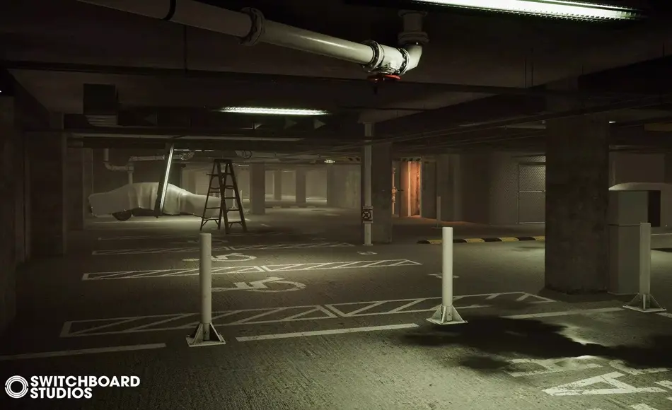 Unity场景 – 模块化地下停车场 Atmospheric Modular Underground Car Park & Hallways