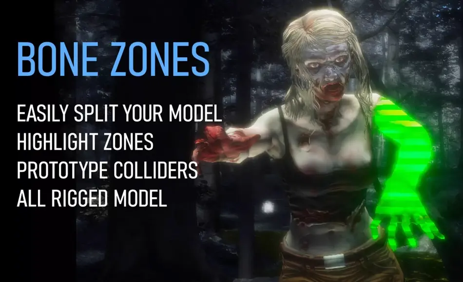 Unity插件 – 骨骼区域 Bone Zones