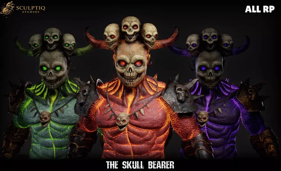 Unity角色 – 骷髅角色 The Skull Bearer
