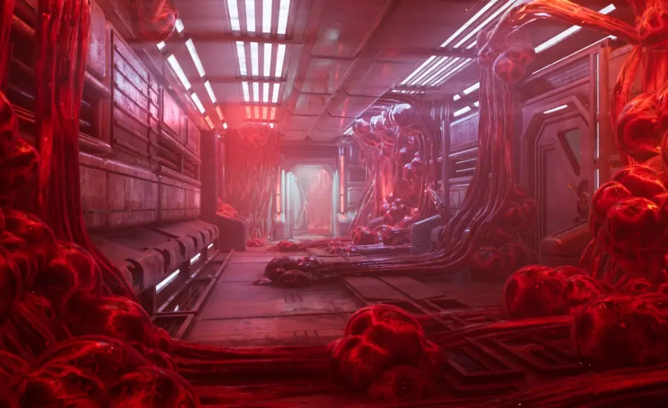 【UE5】模块化研究设施 ALIEN BIOMASS Modular Research Facility