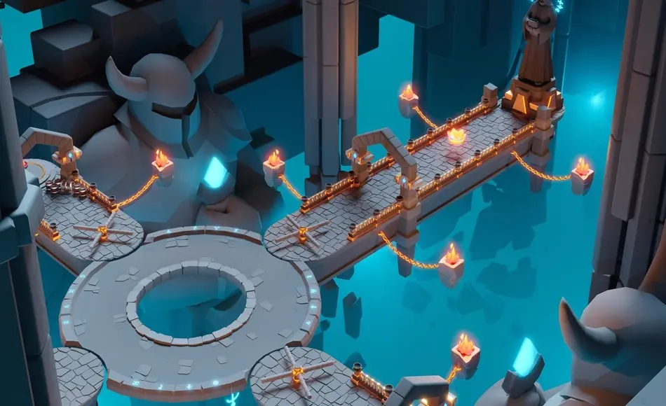 【UE5】地下城世界 Platformer 8 Underworld – Low Poly 3D Models Pack