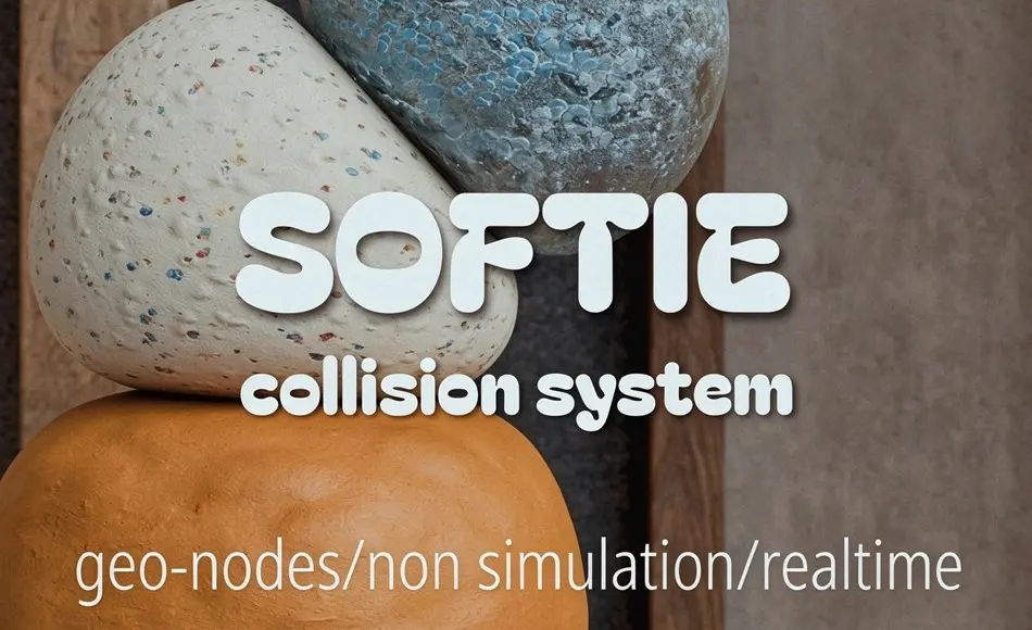 Blender插件 – 碰撞系统 Softie Collision System