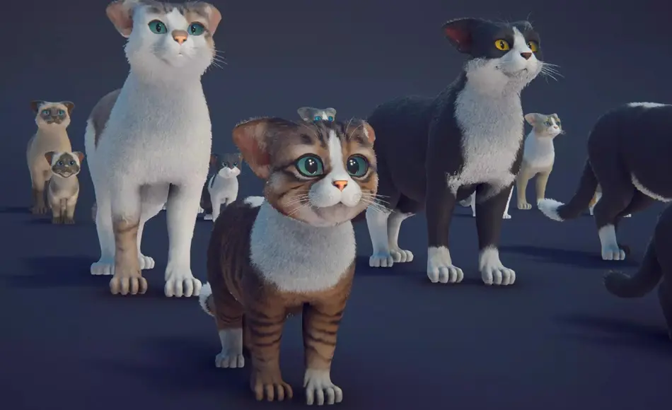Unity资产 – 猫咪动画 Milo the Cat