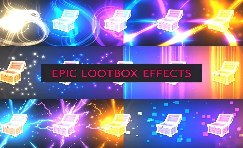Unity特效 – 战利品盒效果 Epic LootBox Effects