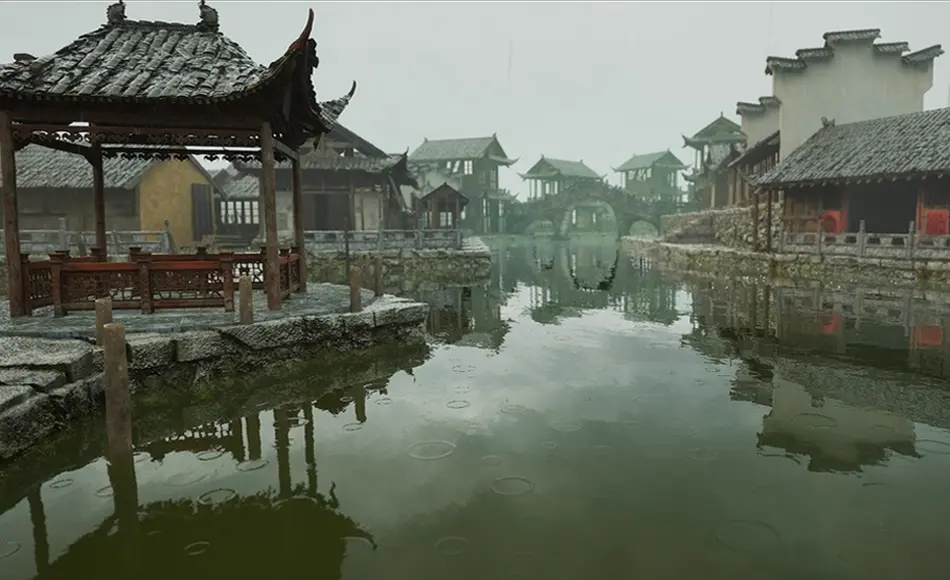 【UE5】中国江南风格环境 Traditional Chinese Style Park