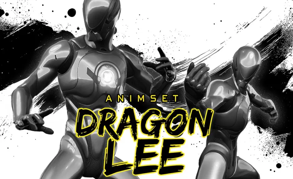 【UE5】角色格斗动画 Dragon Lee AnimSet