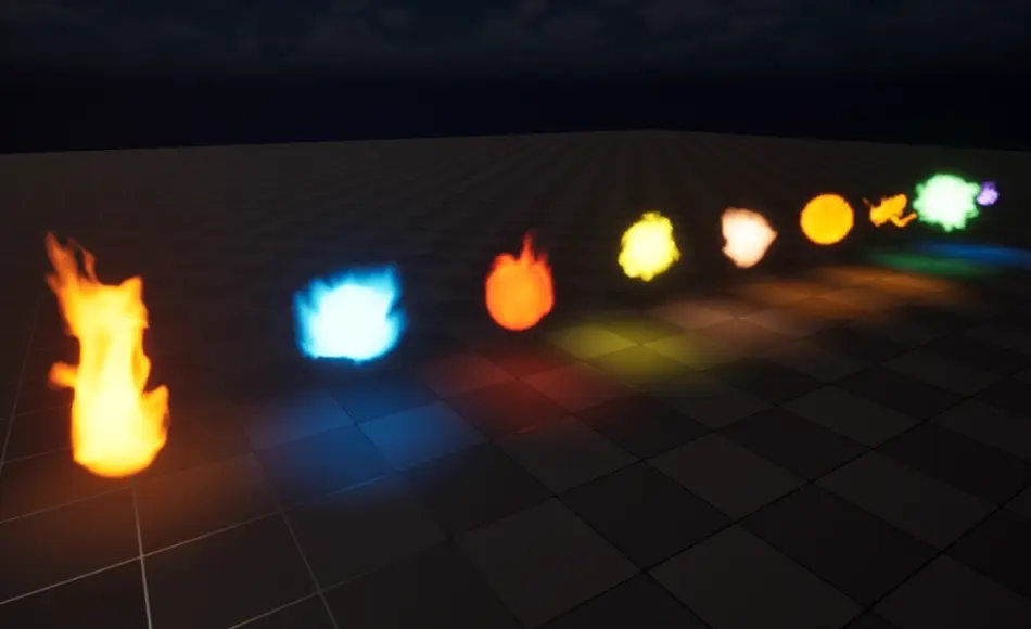 【UE5】炽焰特效 Blazing Orbs VDB