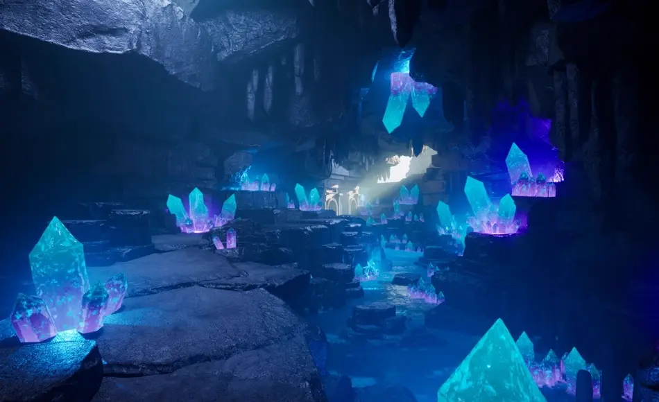 【UE5】水晶洞穴 Crystal Cave
