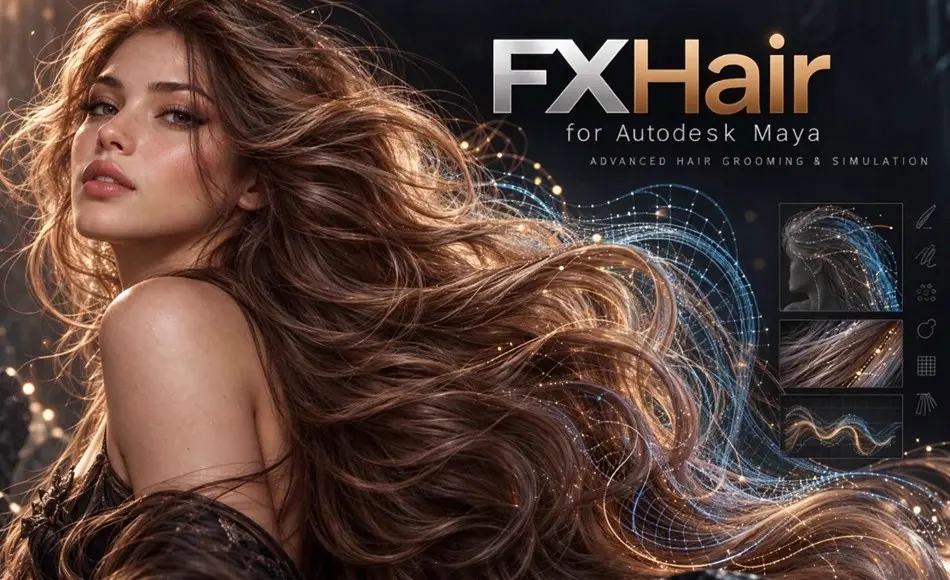 Maya插件 – 毛发制作插件 FXHair