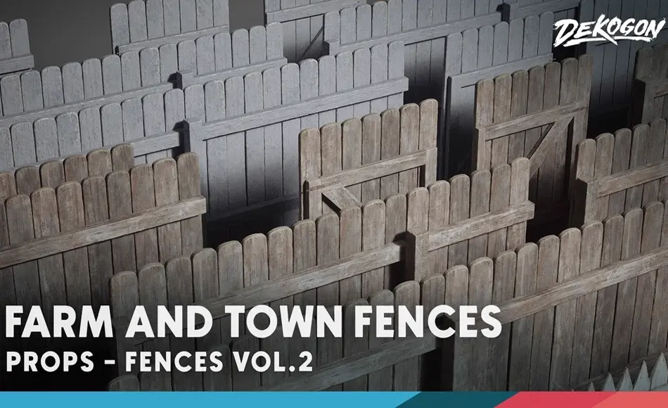 【UE5】模块化栅栏 Fences VOL.2 – Farm and Town Modular (Nanite and Low Poly) 【UE5】模块化栅栏 Fences VOL.2 – Farm and Town Modular (Nanite and Low Poly)